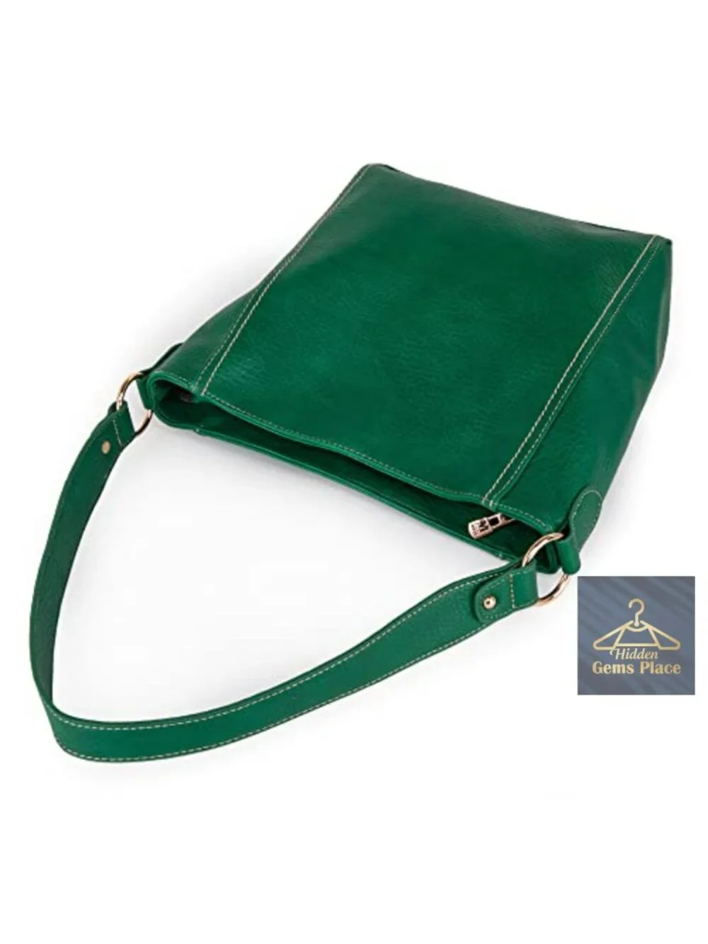 Vegan Leather Hobo Bag Soft Shoulder Purse Handbag